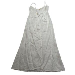 MONDAY Swimwear Levanzo Dress in White Linen